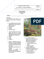 Evaluación Ciencias Naturales 4