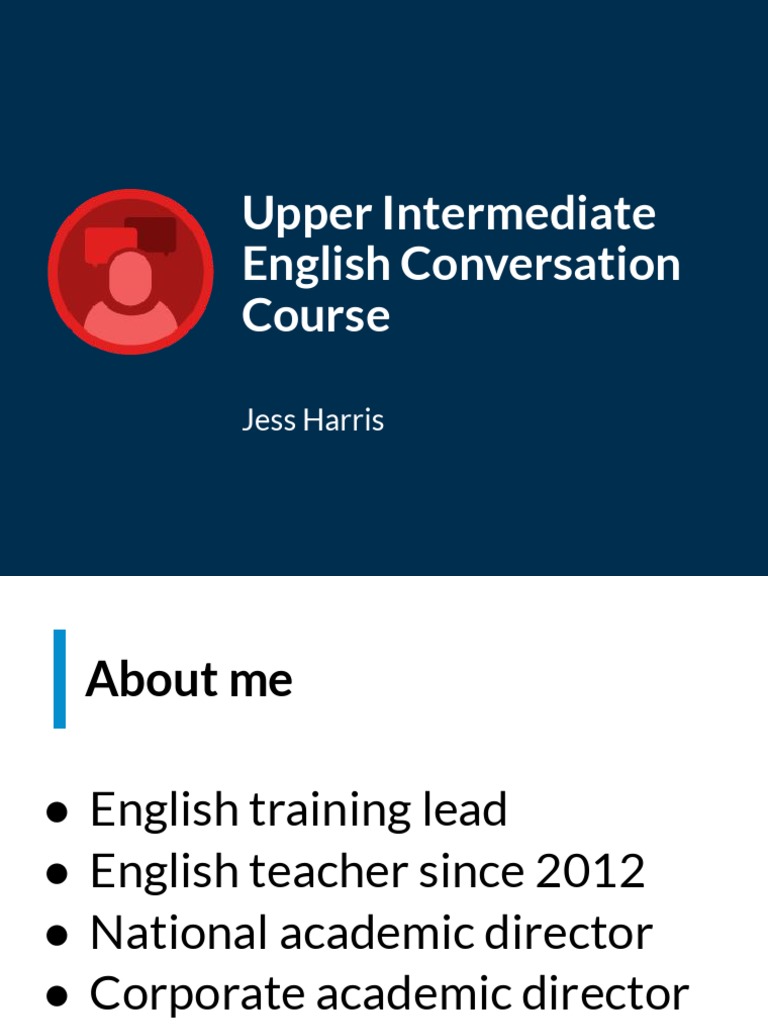 Diapositivas Curso de Ingles Intermedio Alto | PDF