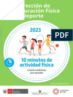 Cartilla 10 Minutos de Actividad Física