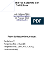 Perkenalan Free Software Gnulinux