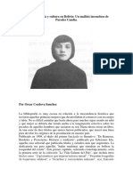 Sexo, Hegemonía y Cultura en Bolivia. Un Análisis Inconcluso de Paredes Candia.