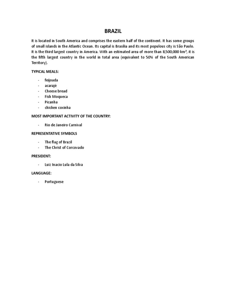 Brazil | PDF
