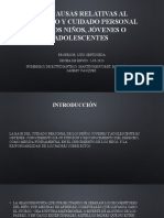 Las Causas Relativas Al Derecho y Cuidado Personal