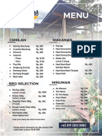 Expediary Pangalengan Menu