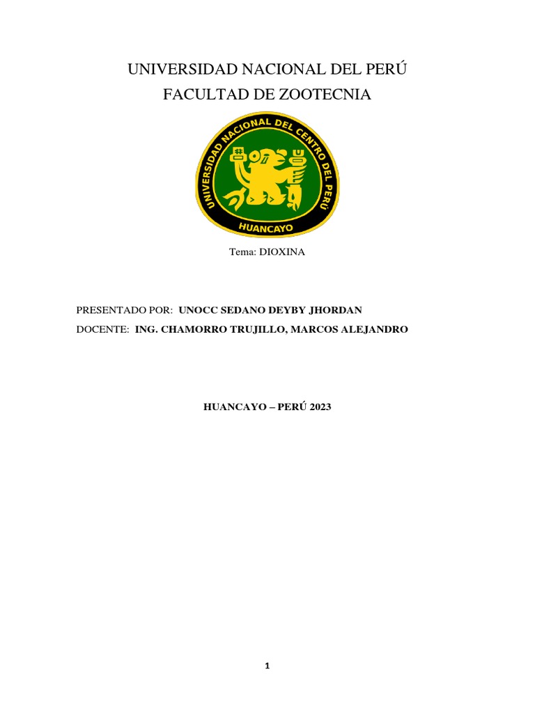 DIOXINA Descargar gratis PDF Dibenzodioxinas policloradas