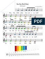 Baa Baa Black Sheep - Glockenspiel - Chroma - Singing Bell