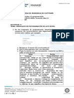 Actividad 1 Lenguajes de Programación de Alto Nivel