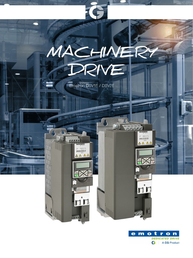 Emotron DSV15/DSV35 Drive Overview | PDF