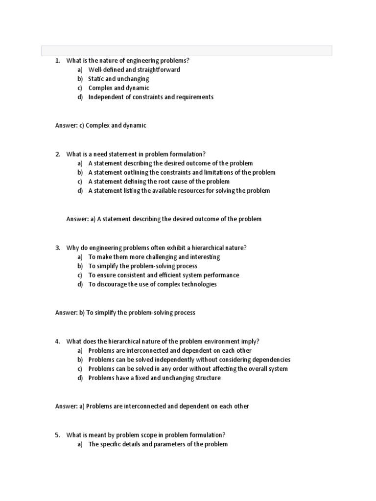 Nature of engineering problems download free pdf building