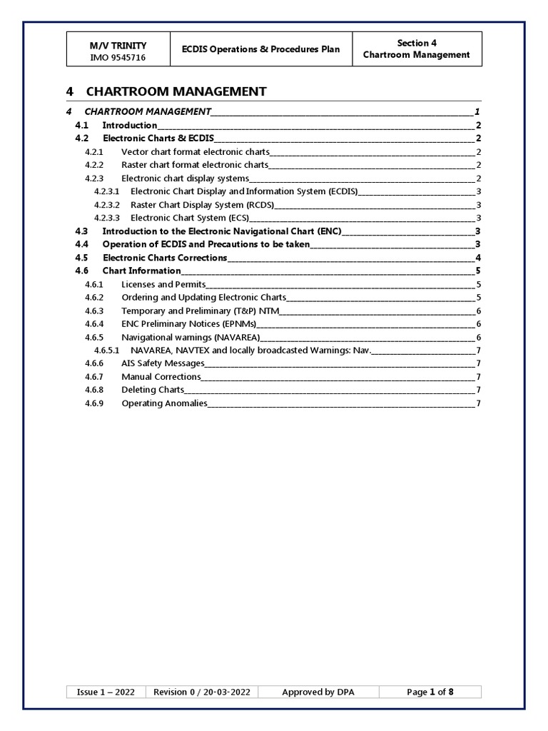 Chartroom Management PDF