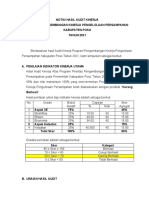 Format Notisi Hasil Audit Kinerja (Jawaban Latihan Soal)