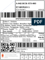 S - Air Waybill - Standard Local - 1 - 21