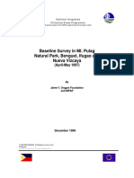 Baseline Survey of Mt. Pulag