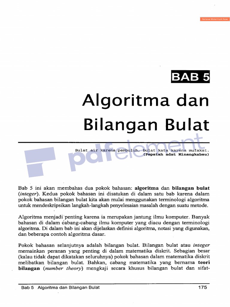 Bab 5 | PDF