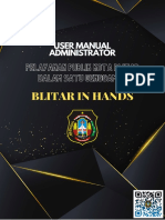 User Manual Admin Blitar in Hands