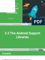 3.3 Using The Android Support Libraries