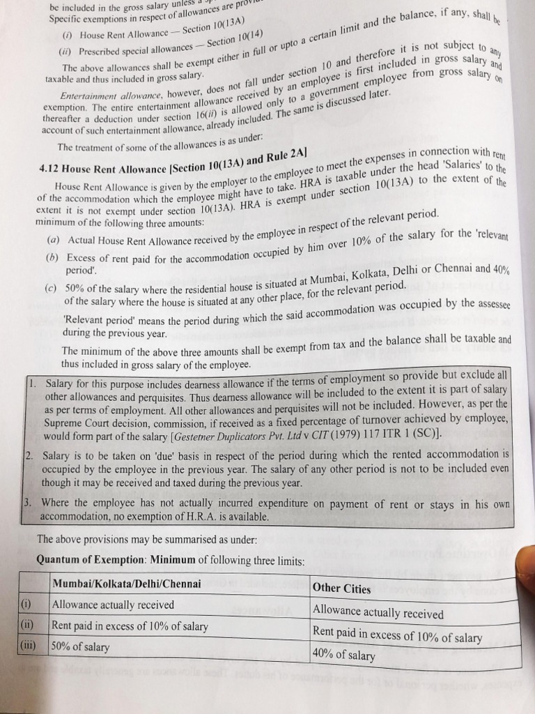 HRA & Entertainment Allowance. PDF