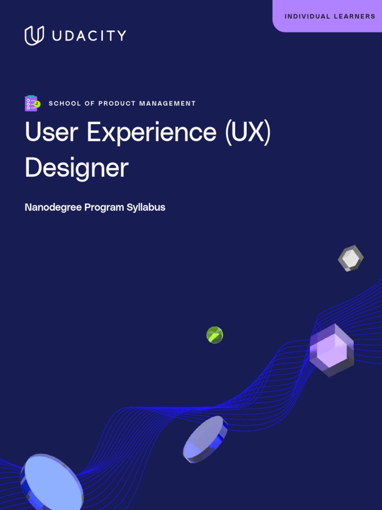 UX Designer Nanodegree Program Syllabus | PDF | Usability | User Interface