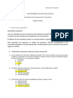 Instrumentación Industrial Actividad de Evaluación Formativa Ejercicios