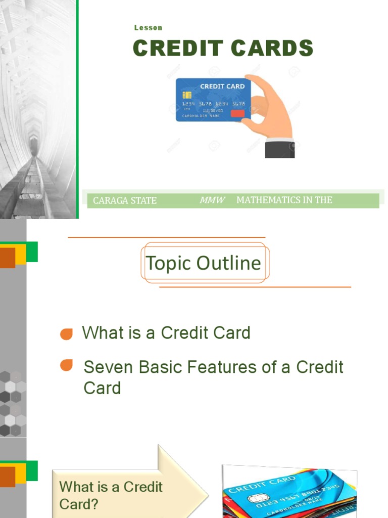 Credit Cards Part 1 | PDF