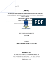 Format Halaman Judul Laporan PKP