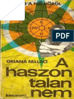 Oriana Fallaci - A Haszontalan Nem