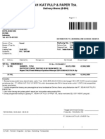 Pt. Indah Kiat Pulp & Paper TBK.: Delivery Memo (E-DN)