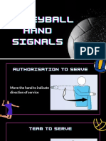 Volleyball Hand Signals