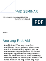 First Aid Seminar