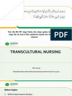 Transcultural Nursing - Psikobud 2019