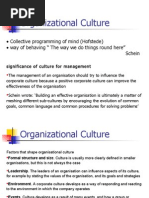 Organisational Culture