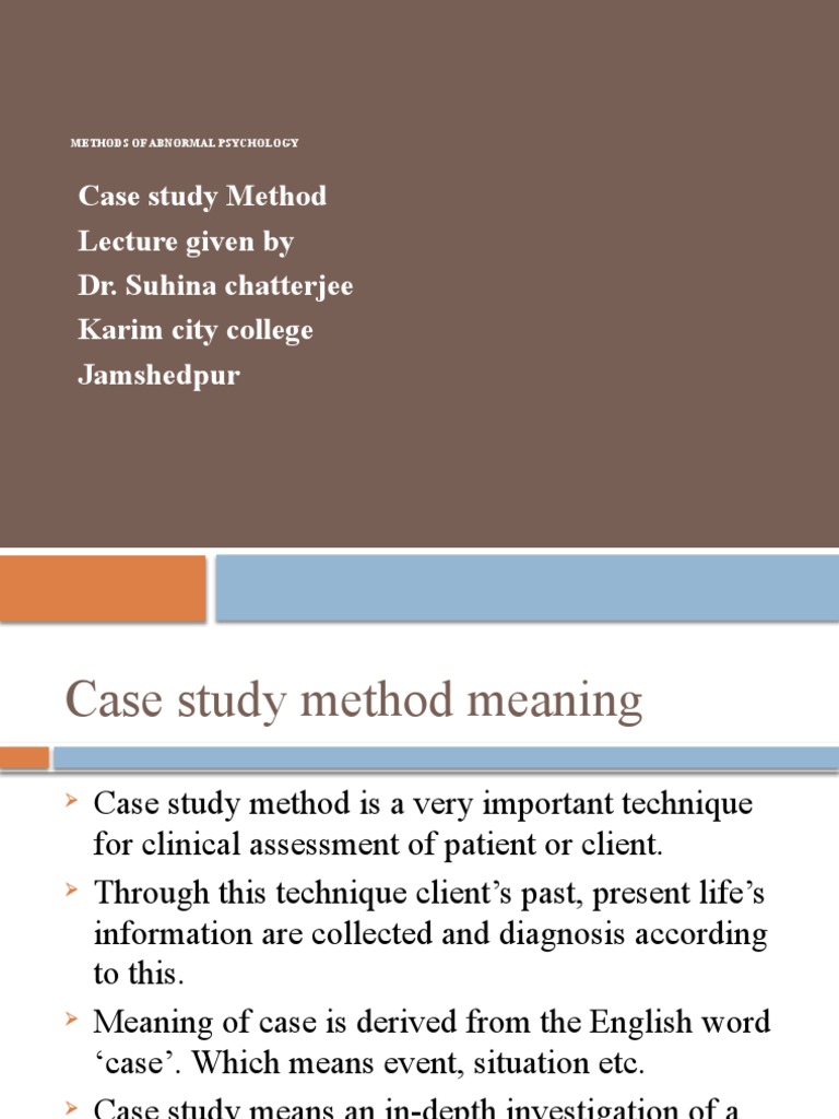 Case Study Method PDF