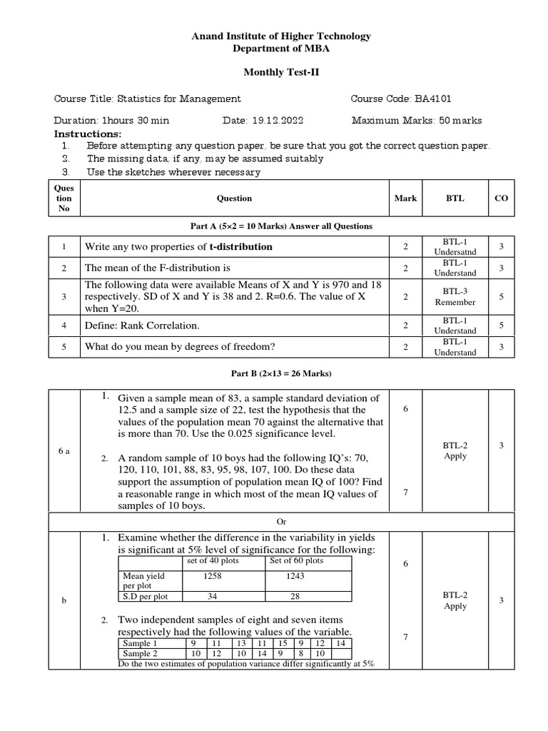 Mba unit 3 and 5 download free pdf statistics regression analysis