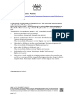 TDT S Schoolsurveytask Rubric