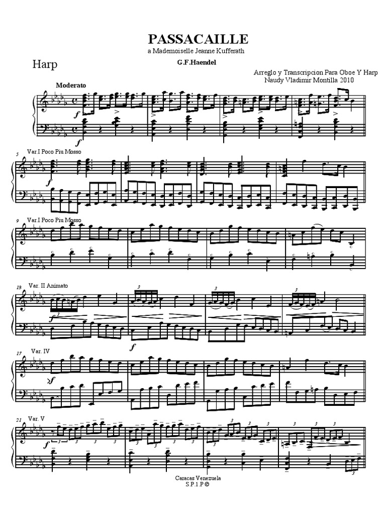 Imslp78353 Pmlp29691 Harp | PDF