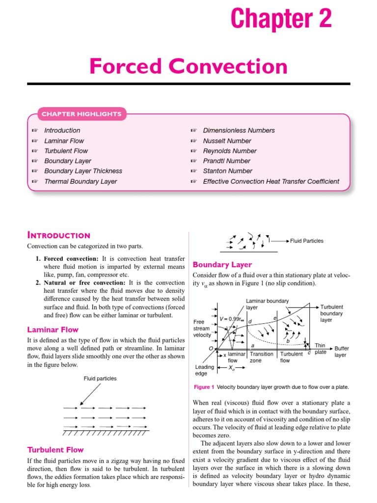 Forced Convection | PDF | Boundary Layer | Fluid Dynamics