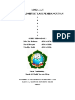 Makalah Administrasi Pembangunan Kelompok 5