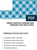 Proses Adaptasi Fisiologi Dan Psikologi Pada Masa Nifas