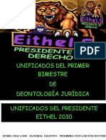 Unif. Deontología Jurídica 1B - Eithel