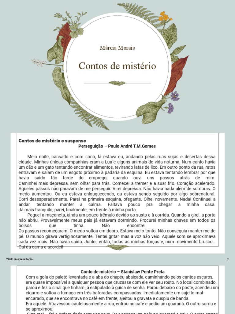 Contos de Mistério | PDF