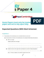 IGCSE 0610 Biology Paper 4
