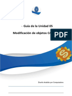 Guía Didáctica Instruccional Unidad 05 Autocad