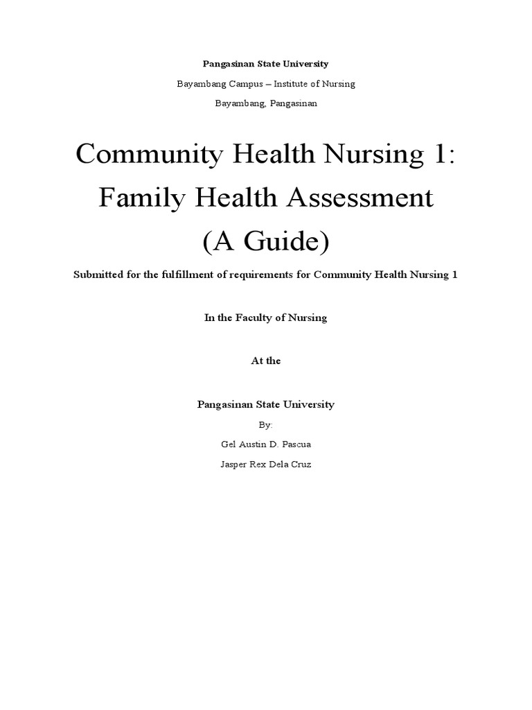 Fha Assessment and Guide PDF Common Cold Pneumonia