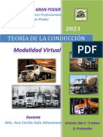 MÓDULO Teoría de La Conducción Abril - 2023