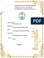 LA SOCIOLOGIA DEL DERECHO EN EL PERÚ-Diana GV