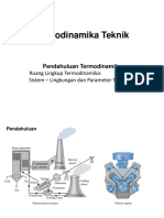 1. Termodinamika Teknik_ 1. Pendahuluan - Parameter Termodinamika