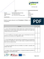 Ficha de Avaliação: Entidade Promotora: Entidade Formadora: Programa: Tipologia Da Operação: Ufcd: Nome Do Formado