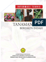 Kementerian Pertanian - Informasi Teknis Tanaman Hias Berdaun Indah