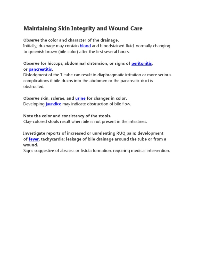 Maintaining Skin Integrity and Wound Care PDF