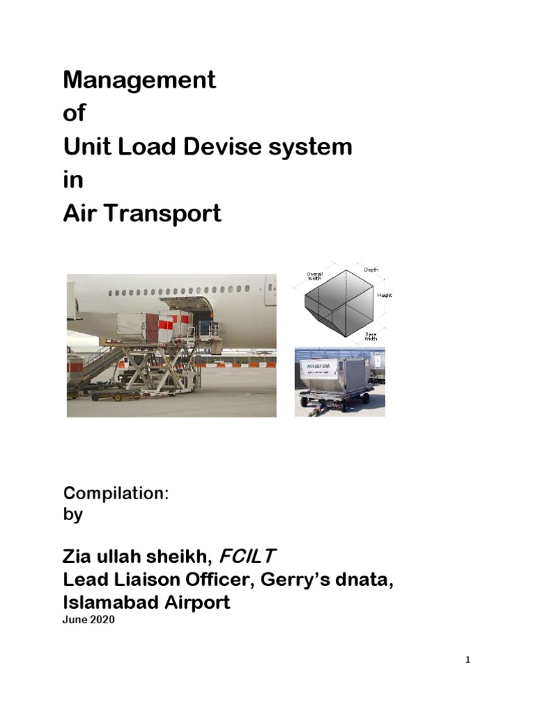 Management of ULD in Airtransport PDF Pallet Freight Transport